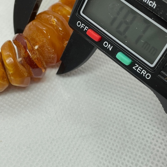 Vintage Butterscotch Baltic Amber Necklace Chocker USSR Soviet Expo'67 - Picture 6 of 8